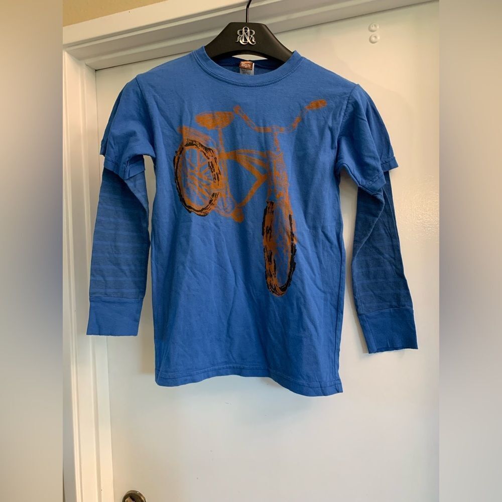 Charlie Rocket Bicycle Boys long sleeve t-shirt Size 7